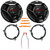 2x JVC CS-DR621 drvn DR Series 6.5" 300 Watt Max Power 2-Way Coaxial Car Audio Speakers, 2x 6" to 6.75" Speaker Adapter, Speaker Harness, Pry Tool Set (Bundle Fits Select 2007-2014 Jeep Wrangler JK)