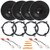 4x JBL Stage3 627 6.5" 225 Watt Max Power 2-Way Coaxial Car Audio Speakers, 4x 6" to 6.75" Speaker Adapter, 2x Speaker Harness, Pry Tool Set (Bundle Fits Select 2007-2014 Jeep Wrangler JK)