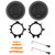 2x Blaupunkt BPS-XS650 6.5" 60 Watt Max Power 3-Way Slim Design Car Audio Speakers, 2x Speaker Adaptors, Speaker Wire Harness, 2x Adjustable Speaker Baffle, Pry Tool Set (Fits 1995-2005 GM Vehicles)
