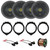 4x Kicker CSC65 CS Series 6.5" 300 Watt Max Power 4 Ohm 2-Way Coaxial Car Audio Speakers, 4x Speaker Adapter, 2x Speaker Wire Harness, Wire, 4x Adjustable Speaker Baffle (Bundle Fits 2005-Up GM Multi)