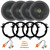 4x Kicker CSC65 CS Series 6.5" 300 Watt Max Power 4 Ohm 2-Way Coaxial Car Audio Speakers, 4x Speaker Adapters, 2x Speaker Connector, 4x Speaker Baffle, Pry Tool Set (Fits 1998-2025 Toyota Vehicles)