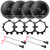 4x Pioneer TS-G1620F 6.5" 300W Max Power 2-Way Coaxial Car Audio Speakers, 4x Speaker Mounting Bracket Adaptor, 2x Speaker Wire Harness, 4x 6.5" Adjustable Speaker Baffle (Fits 1995-2009 GM Vehicles)