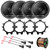 4x Pioneer TS-G1620F 6.5" 300W Max 2-Way Coaxial Car Speakers, 4x Speaker Mounting Bracket Adaptor, 2x Speaker Wire Harness, 4x Adjustable Speaker Baffle, Speaker Wire (Fits 1995-2009 GM Vehicles)