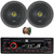 JBL Celebrity100 Single DIN Bluetooth USB/AUX SD/MP3 FM Radio High Power Meshless Stereo Car Audio Receiver, 2x 6.5" 300W Max Power 2-Way Coaxial Automotive Speakers w/Adjustable Baffle, Speaker Wire