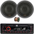 JBL Celebrity100 Single DIN Bluetooth USB/AUX SD/MP3 FM Radio High Power Meshless Stereo Car Audio Receiver, 2x 6.5" 200 Watt Max 2-Way Thin-Mount Automotive Speakers w/Adjustable Baffle, Speaker Wire