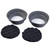 Enrock Adjustable 6.5" Universal Foam Speaker Enhancers for Improved Sound Quality, Moisture Protection & Easy Installation Speaker Baffle (Pair)