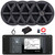 Infinity R3000 Wake Series Marine Bluetooth USB/AUX AM/FM Radio Digital Media Stereo Receiver w/Install Adaptor Plate, 4x 6.5" 100W Max Power 2-Way Speakers, 4-Channel Amplifier w/Kit, Radio Antenna