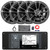 Infinity R3000 Wake Series Marine Bluetooth USB/AUX AM/FM Radio Digital Media Stereo Receiver w/Install Adaptor Plate, 4x 6.5" 225W Max 2-Way Chrome Boat Speakers, 4-Channel Amplifier w/Kit, Antenna