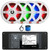 Infinity R3000 Wake Series Marine Bluetooth USB/AUX AM/FM Radio Digital Media Stereo Receiver w/Install Adaptor Plate, 4x 8" 450 Watt Max 2-Way RGB LED Boat Speakers w/ Grilles, Antenna, Speaker Wire