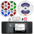 Infinity R3000 Wake Series Marine Bluetooth USB/AUX AM/FM Digital Media Stereo Receiver w/Adaptor Plate, 4x 8" 450W Max RGB LED Speakers, 10" 750W Max Subwoofer, 5-Channel Amplifier w/Kit, Antenna
