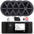 JBL R3500 Marine Bluetooth USB/AUX AM/FM Radio Weather-Resistant Digital Media Stereo Receiver w/Install Adaptor Plate, 4x 6.5" 100W Max Power 2-Way Boat Speakers, 4-Channel Amplifier w/Kit, Antenna