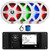 JBL R3500 Marine Bluetooth USB/AUX AM/FM Radio Weather-Resistant Digital Media Stereo Receiver w/Install Adaptor Plate, 4x 8" 450 Watt Max 2-Way RGB LED Boat Speakers w/ Grilles, Antenna, Speaker Wire