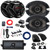 2x JVC CS-DR621 drvn DR Series 6.5" 300W Max 2-Way Speakers, 2x 6x9" 500W Max 3-Way Speakers w/Adapters, 4-Channel Amplifier w/Kit + Booster Kit with Quick Disconnect Power Block, DSP Harness, Wire