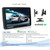 Blaupunkt CALI 900 9" Touchscreen Single DIN Bluetooth WIFI AM/FM Radio Digital Multimedia Receiver, 4x Blaupunkt BPS-E552 5" 40 Watt Max Power 2-Way Car Audio Speakers, 50 Feet 16 Gauge Speaker Wire