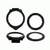 2x JVC CS-DR693 drvn DR Series 6x9" 500 Watts Max Power 3-Way Car Audio Speakers w/Adapters, 2x 6.5" 300W Max Power 2-Way Coaxial Automotive Speakers w/Adapters, 2x Speaker Wire Harness, Pry Tool Set