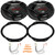2x JVC CS-DR6931 DRVN Series 6x9" 500W Max 3-Way Coaxial Car Audio Speakers, 2x Front 6"x9" Speaker Plates, Speaker Harness, Pry Tool Set (2015-2024 Ford F-150 front Metra 82-5606 Speaker Package)
