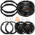 2x JVC CS-DR6931 DRVN Series 6x9" 500 Watt Max Power 3-Way Coaxial Car Audio Speakers w/Adapters, 2x 6.5" 300W Max Power 2-Way Coaxial Automotive Speakers w/Adapters, Speaker Harness, Pry Tool Set