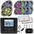 JBL JAM5000N Marine Bluetooth USB/AUX AM/FM Radio Gauge Hole Mount Receiver, 8x 6.5" 300W Max RGB LED Speakers, 2x 10" 900W Max Subwoofer, 2x 5-Channel Amplifier W/Kit & Splitter, Adapter, Antenna