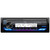 JVC KD-X38MBS Single DIN Marine MotorSports Bluetooth USB/AUX LED AM/FM Radio Stereo Receiver W/Complete Install Kit, 2x 6.5" 240W Max 2-Way Coaxial Speakers W/Adapters, Satellite Vehicle Tuner Kit