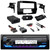 JVC KD-X38MBS Single DIN Marine Bluetooth USB/AUX LED AM/FM\ Stereo Receiver, Complete Single-DIN Stereo Installation Kit with Handlebar Control Interface (Fits Harley-Davidson 2014-Up FLH/FLT)