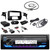 JVC KD-X38MBS Single DIN Marine Bluetooth USB/AUX LED AM/FM Stereo Receiver, Complete Single-DIN Stereo Installation Kit with Handlebar Control Interface, Satellite Vehicle Tuner Kit, Radio Antenna