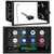 JVC KW-M690BW 6.8" Capacitive Monitor Single DIN Bluetooth USB/MP3 Player Digital Media Shallow Chassis Multimedia Receiver w/Double DIN Install Kit, Wiring Harness, Antenna Adapter (Fits 1994-2012)