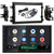 JVC KW-M690BW 6.8" Single DIN Bluetooth USB/MP3 Player Digital Media Shallow Chassis Multimedia Receiver, Satellite Radio Vehicle Tuner Kit, Double DIN Install Kit for Select 2004-up Ford Vehicles