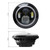 Enrock 7" HALO LED CREE Headlights, IP67 Waterproof Diecast Aluminum High Low Beam Lamps for Harley Davidson & Jeep, Black, 3600LM High / 3100LM Low, 6500-7000K