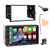 Pyle PLTS81 7" HD Touchscreen Double Din Bluetooth AM/FM Stereo Receiver, Night Vision Backup Camera with Harness, Antenna Adapter, Pry Tools, Radio Install Kit (1994-2012 GM Vehicles)