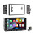 Pyle PLTS81 7" HD Touchscreen Double Din Bluetooth AM/FM Stereo Receiver, Night Vision Backup Camera with Radio Install Kit (1994-2012 GM Vehicles)