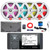 Infinity R3000 Wake Series Marine Bluetooth USB/AUX AM/FM Radio Digital Media Stereo Receiver, 4x 7.7" 255W Max 2-Way RGB LED Speakers w/Grilles, 4-Channel Amplifier w/Kit, USB Adapter, Antenna, Wire