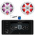 JBL JAM6500N 4.3" LCD Color Marine Bluetooth USB/AUX AM/FM Radio Gauge Style SiriusXM Ready Receiver, 2x 7.7" 255W Max 2-Way RGB LED Boat Speakers w/White + Gray Grilles, Radio Antenna, Speaker Wire