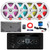 JBL JAM6500N 4.3" LCD Color Marine Bluetooth USB/AUX AM/FM Radio Gauge Style SiriusXM Ready Receiver, 4x 7.7" 255W Max 2-Way RGB LED Speakers, 4-Channel Amplifier w/Kit, USB Adapter, Antenna, Wire