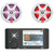 JBL R4500 Wake Series 4" Color LCD Display Marine Bluetooth USB/AUX WB AM/FM Radio Digital Media Stereo Receiver, 2x 7.7" 255W Max Power 2-Way RGB LED Boat Audio Black Speakers w/White + Gray Grilles