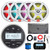 JBL PRV-175 Marine Bluetooth USB/AUX AM/FM Gauge Style Digital Media Stereo Receiver w/Remote + Extension Cable, 4x 7.7" 255W Max RGB LED Speakers, 4-Channel Amplifier w/Kit, Adapter, Antenna, Wire