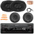 Infinity Alpha 100 Single DIN Bluetooth USB/AUX SD MP3 Player FM Radio Digital Media Car Audio Receiver, 2x 6x9" 640W Max 3-Way Speakers, 2x 6.5" 560W Max Coaxial Speakers, Wire, Antenna, Pry Tool Set