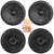2x JBL Stage3 68CF 6.5" 760 Watt Max Power 2-Way Component Car Audio Speakers, 2x JBL Stage3 68MF 6.5" 560 Watt Max Power 3-Way Automotive Speakers, 50 Feet 18 Gauge Speaker Wire, Pry Tool Set