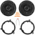2x JBL Stage3 68MF 6.5" 560 Watt Max Power 3-Way Car Audio Speakers, 2x 6" to 6.75" Speaker Adapters, Speaker Harness, Pry Tool Set (Bundle Fits Select 1995-Up Chrysler Multi Vehicles)