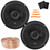 2x JBL Stage3 68MF 6.5" 560 Watt Max Power 3-Way Car Audio Speakers, 2x Speaker Sound Deadening Material For Car Speakers, Speaker Wire, Pry Tool Set