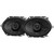 One Pair (QTY 2) Of JBL Stage3 868F 6x8" 560 Watt Max Power 2-Way Coaxial Car Audio Speakers, 50 Feet 18 Gauge Speaker Wire, 4-Piece Car Door Trim Panel Stereo Radio Installer Removal Pry Tool Set