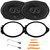 2x JBL Stage3 968MF 6x9" 640 Watt Max Power 3-Way Car Audio Speakers, 2x 6x9" Speaker Adapter, Speaker Wire Harness, Pry Tool Set (Bundle Fits Select 2014-2024 GM Trucks and SUVs)