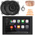 JBL Legend 700 7” Touchscreen Display Double-DIN Mechless Bluetooth AM/FM Receiver, 2x 5.25" 480W Max 2-Way Coaxial Automotive Speakers, 50 Feet 18 Gauge Speaker Wire, 22" Radio Antenna, Pry Tool Set
