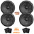 4x JBL Stage3 68CF 6.5" 760 Watt Max Power 2-Way Component Car Audio Speakers, 4x Speaker Sound Deadening Material For Car Speakers, Speaker Wire, Pry Tool Set
