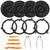 4x JBL Stage3 68F 6.5" 560 Watt Max Power 2-Way Coaxial Car Audio Speakers, 4x 6" to 6.75" Speaker Adapters, 2x Speaker Harness, Pry Tool Set (Bundle Fits Select 1995-Up Chrysler Multi Vehicles)