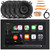 JBL Legend 700 7” Touchscreen Display Double-DIN Mechless Bluetooth AM/FM Receiver, 4x 4" 400W Max 2-Way Coaxial Automotive Speakers, 50 Feet 18 Gauge Speaker Wire, 22" Radio Antenna, Pry Tool Set