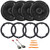 4x JBL Stage3 68MF 6.5" 560 Watt Max Power 3-Way Car Audio Speakers, 4x 6" to 6.75" Speaker Adapter, 2x Speaker Connector Harnesses, Pry Tool Set (Bundle Fits for 2006-2011 Honda Civic)