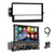 Pyle PLTS80 7" HD Touchscreen Single Din Bluetooth AM/FM Stereo Receiver, Night Vision Backup Camera with Antenna, Radio Install Kit (1994-2012 GM Vehicles)