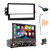 Pyle PLTS80 7" HD Touchscreen Single Din Bluetooth AM/FM Stereo Receiver, Night Vision Backup Camera with Harness, Antenna Adapter, Pry Tools, Radio Install Kit (1994-2012 GM Vehicles)