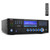 Pyle PD1000BA Bluetooth USB MP3 AM/FM Home Theater Preamplifier Receiver, 2x 6.5" 500 Watt Max Power Indoor/Outdoor Waterproof Black Speakers, Wireless Microphone System, Banana Plugs, Wire