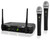 Pyle PD1000BA Bluetooth USB MP3 AM/FM Home Theater Preamplifier Receiver, 2x Pyle PHSP4 6" 50 Watt Max Power 8-Ohms Indoor/Outdoor PA Horn Speakers, Wireless Microphone System, Banana Plugs, Wire